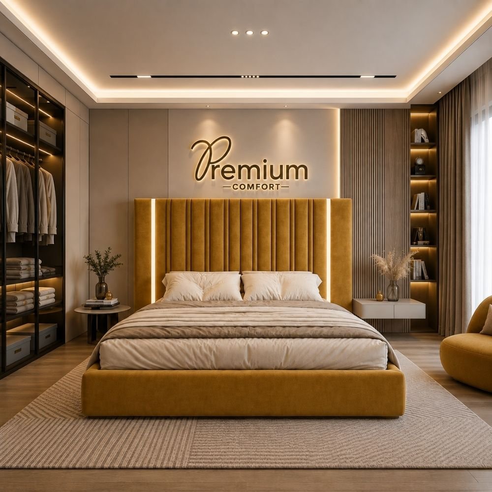 58 Grandeur Elite Headboard Bed - Image 1