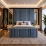 Imperial High Headboard Bed With Side Mirror - Image 3