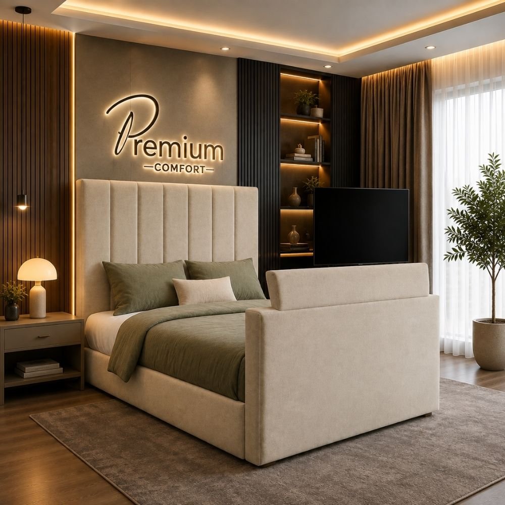 67 Prestige Signature Headboard Tv Bed - Image 1