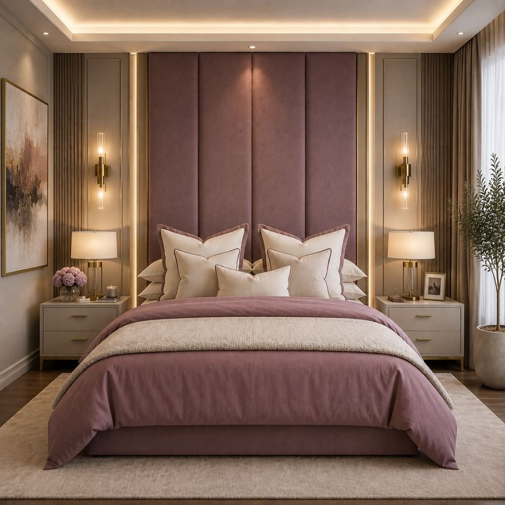 80 Majestic High Headboard Bed - Image 1